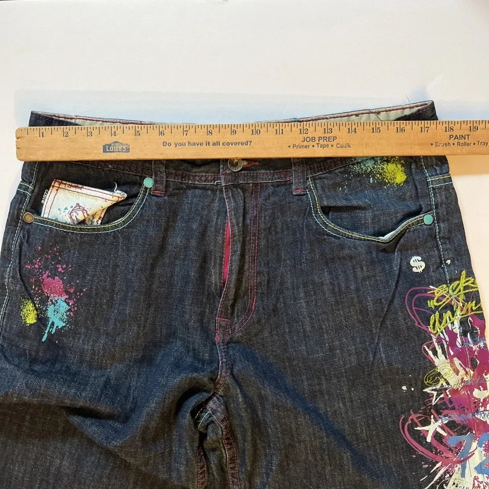 Ecko Unlimited Baggy Fit Jeans Skater Skateboard Mens 36 Vintage Y2K Street Wear